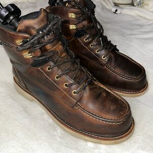 ARIAT Rebar Lift 6" WP Composite Toe Work Boot Men's Size 11D Brown Leather 003